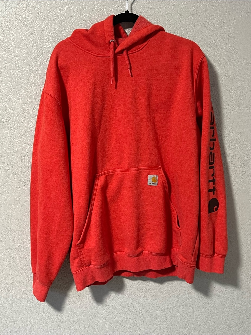 Carhartt Bright Orange Men’s Hooded Work Hoodie